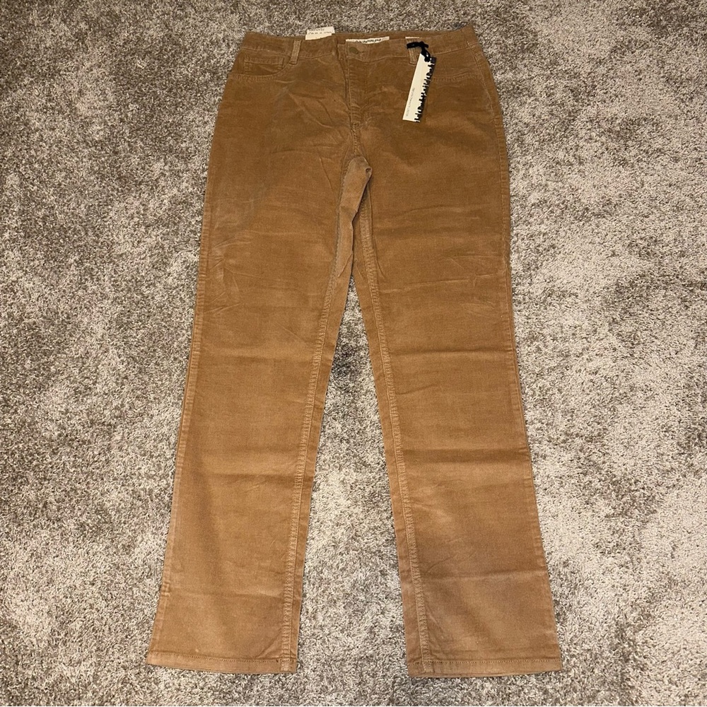 Brown Straight Leg Corduroys, Size 16
